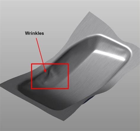 wrinkles in sheet metal forming|metal stamping wrinkle control.